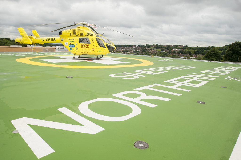 Northern General Hospital Helipad Constructing Excellence